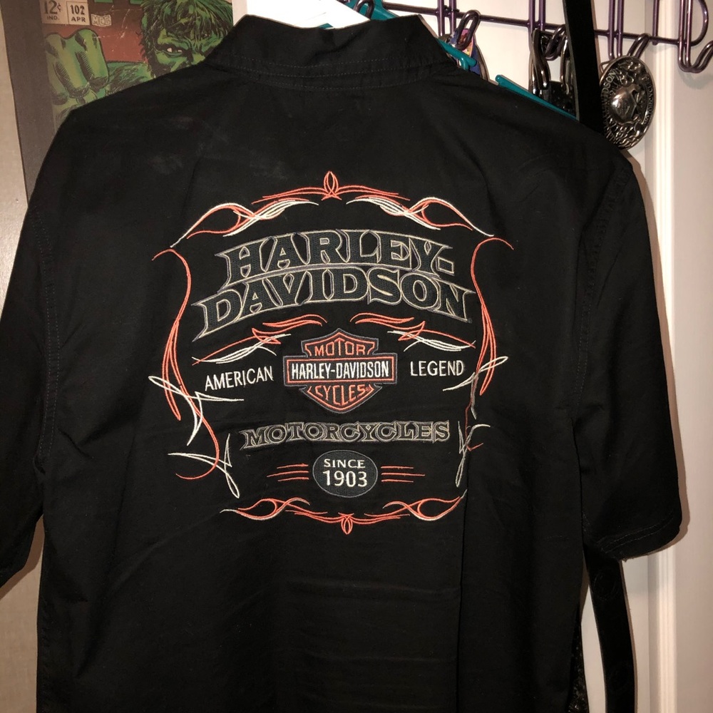 Harley button up